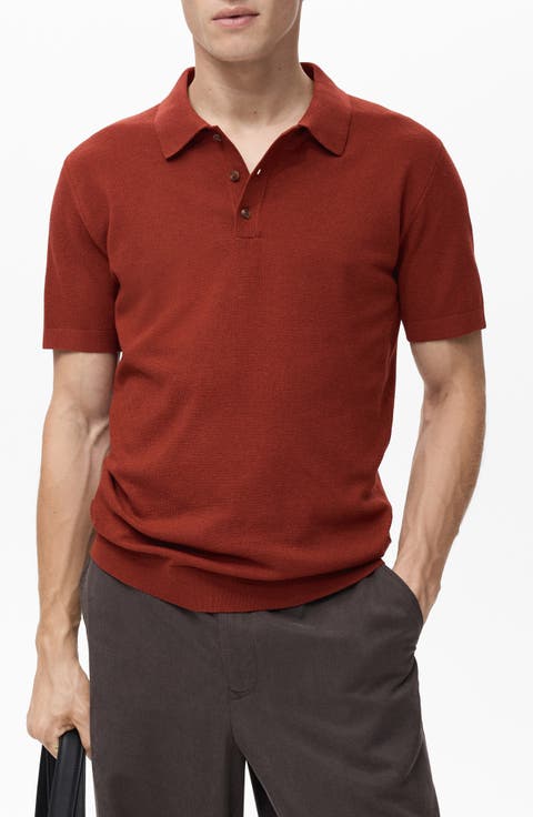 Band Collar Linen & Cotton Button-Up Shirt