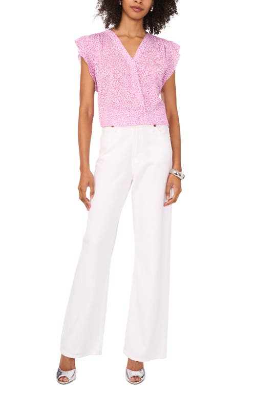 VINCE CAMUTO VINCE CAMUTO RUFFLE SLEEVE TOP 