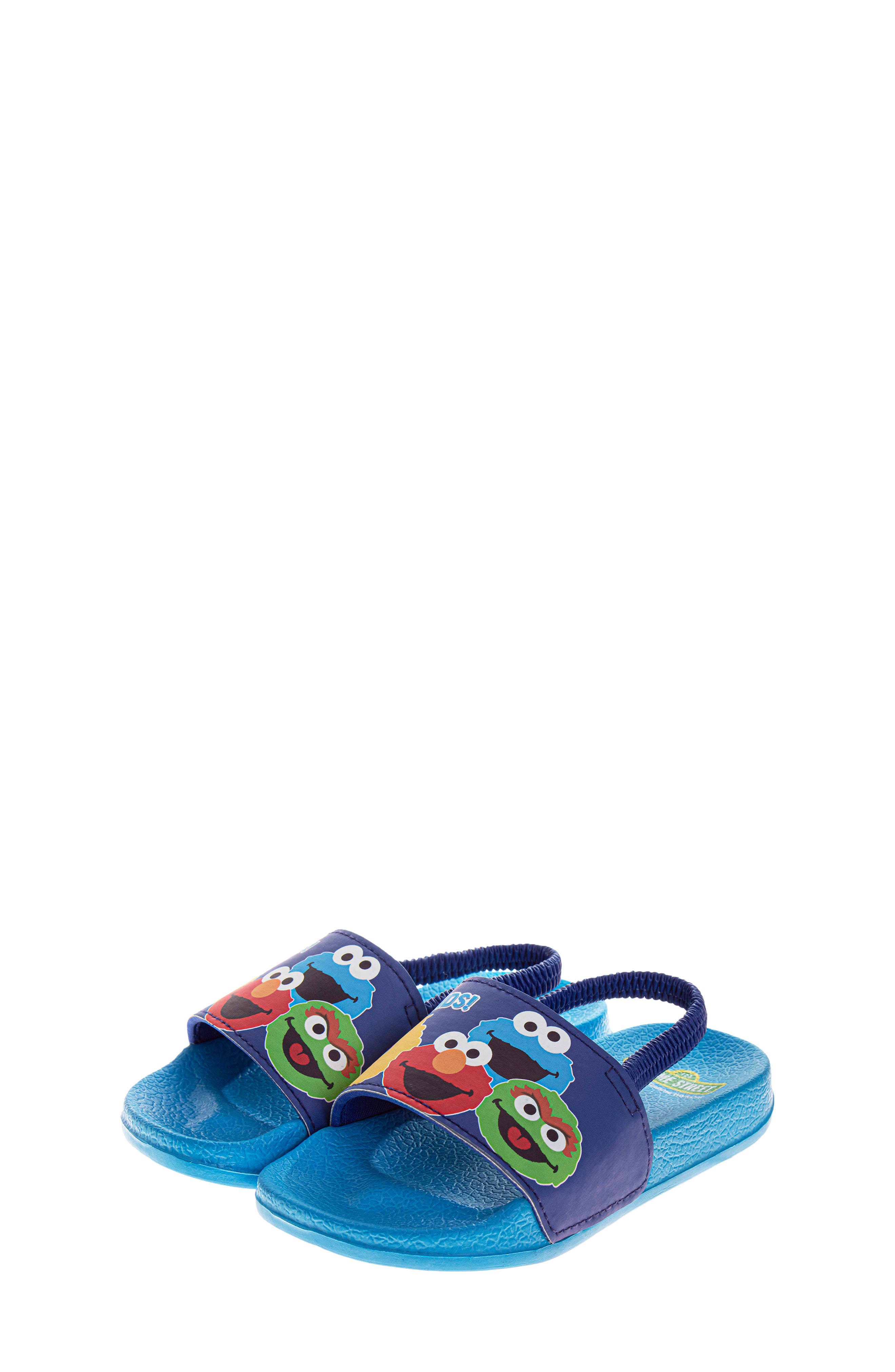 JOSMO Kids' Sesame Street<sup>®</sup> Slide Sandal, Alternate, color, Blue
