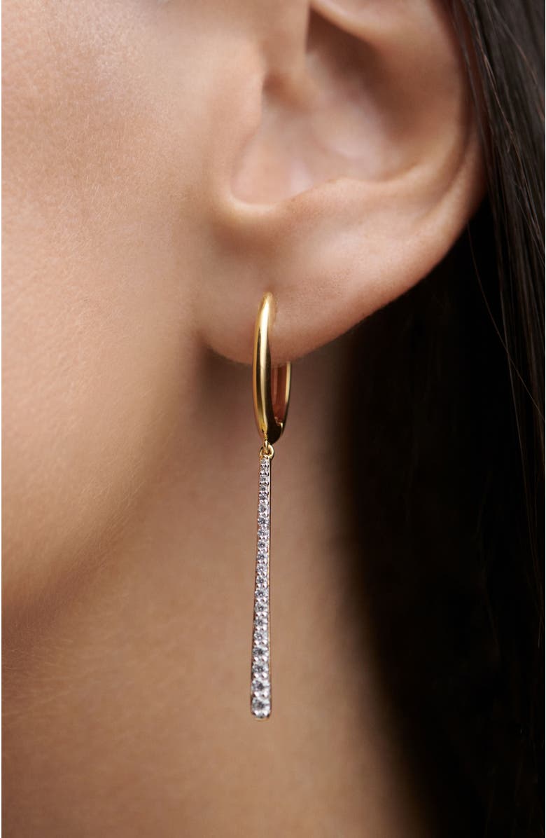 PDPAOLA Olga Hoops, Alternate, color, Gold