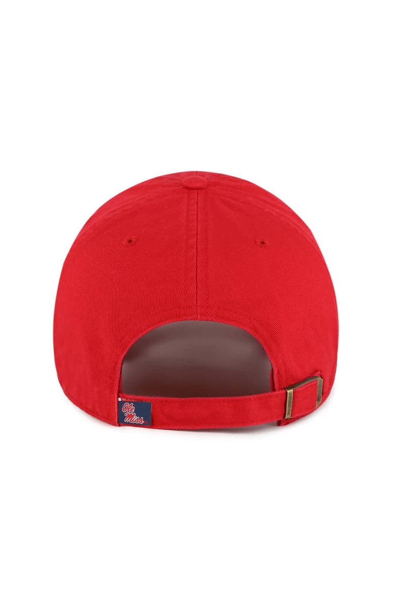 Men's '47 Red Ole Miss Rebels Clean Up Adjustable Hat, Alternate, color, Red