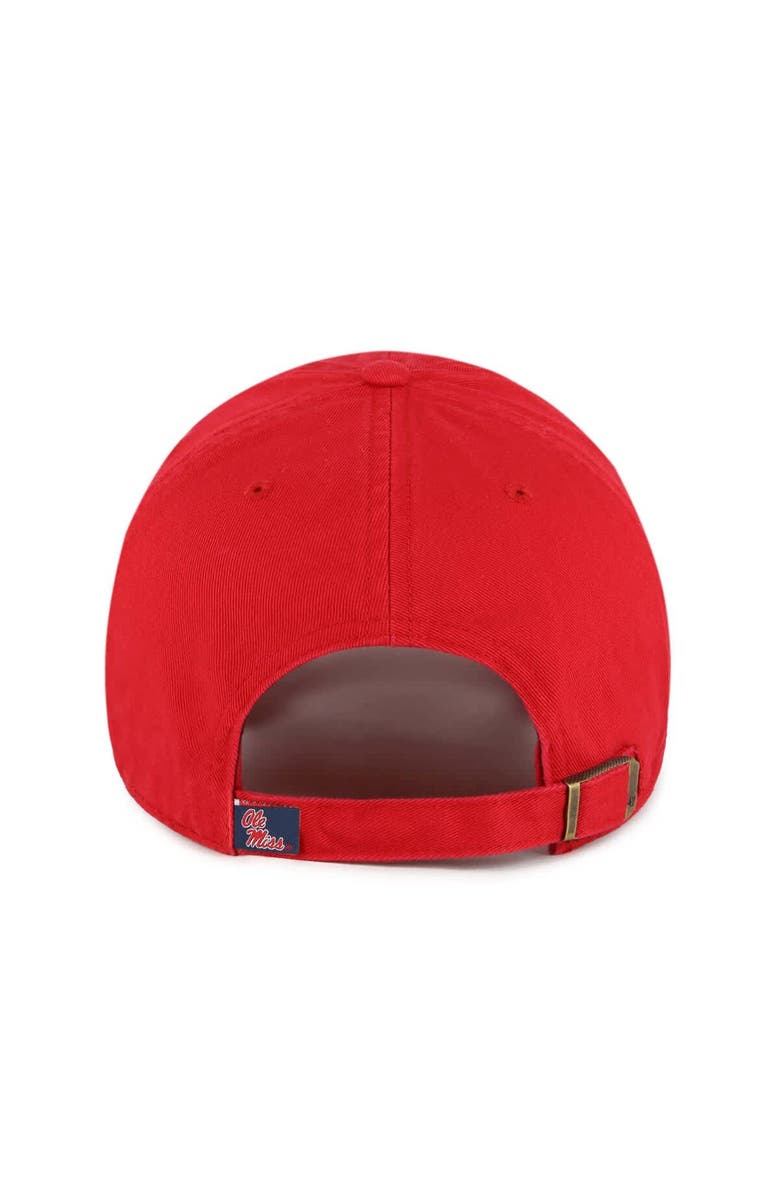 '47 Men's '47 Red Ole Miss Rebels Clean Up Adjustable Hat, Alternate, color, 