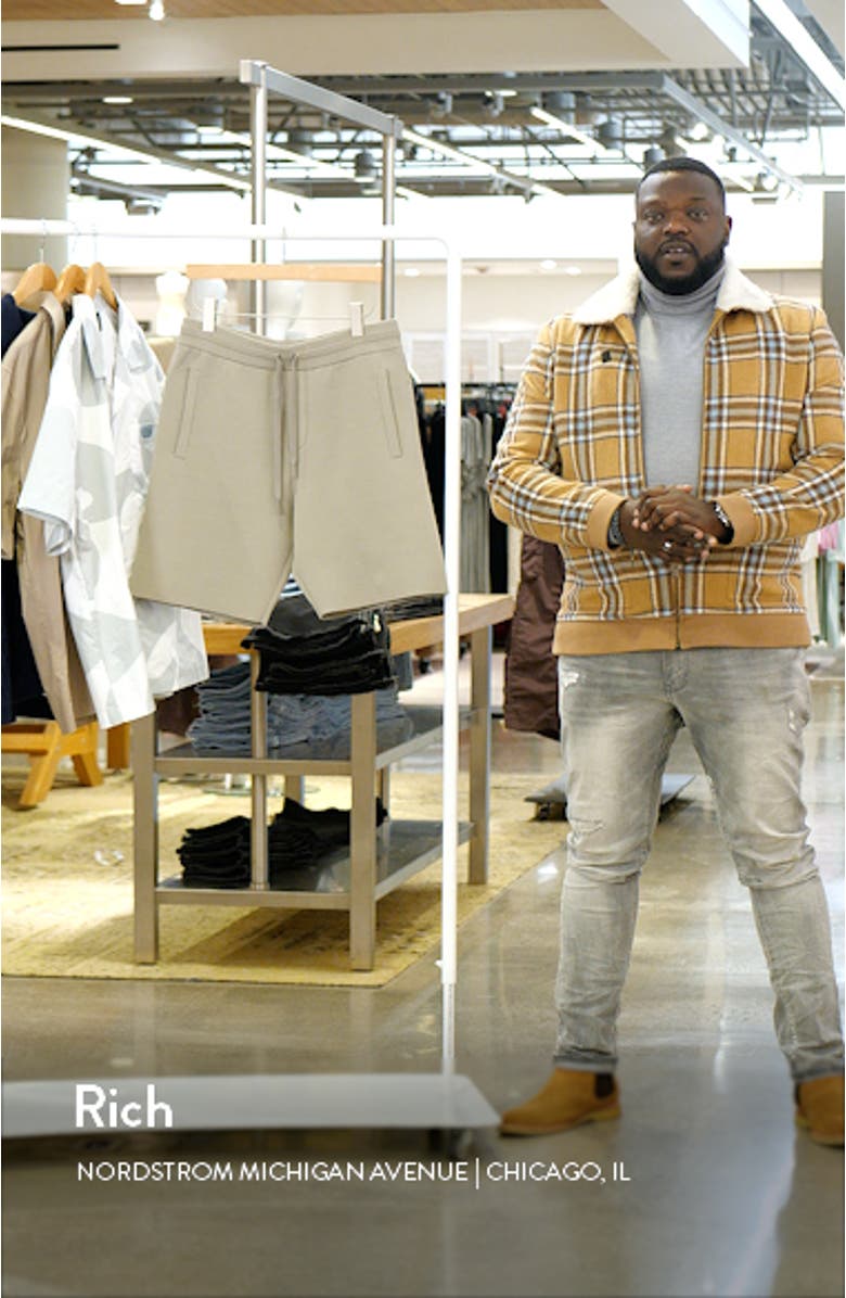 Posos Knit Drawstring Performance Shorts, sales video thumbnail