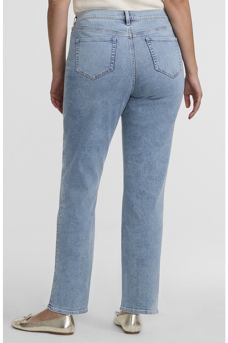 Recover High Rise Straight Leg Blue Jeans, Alternate, color, Lake Blue Wash