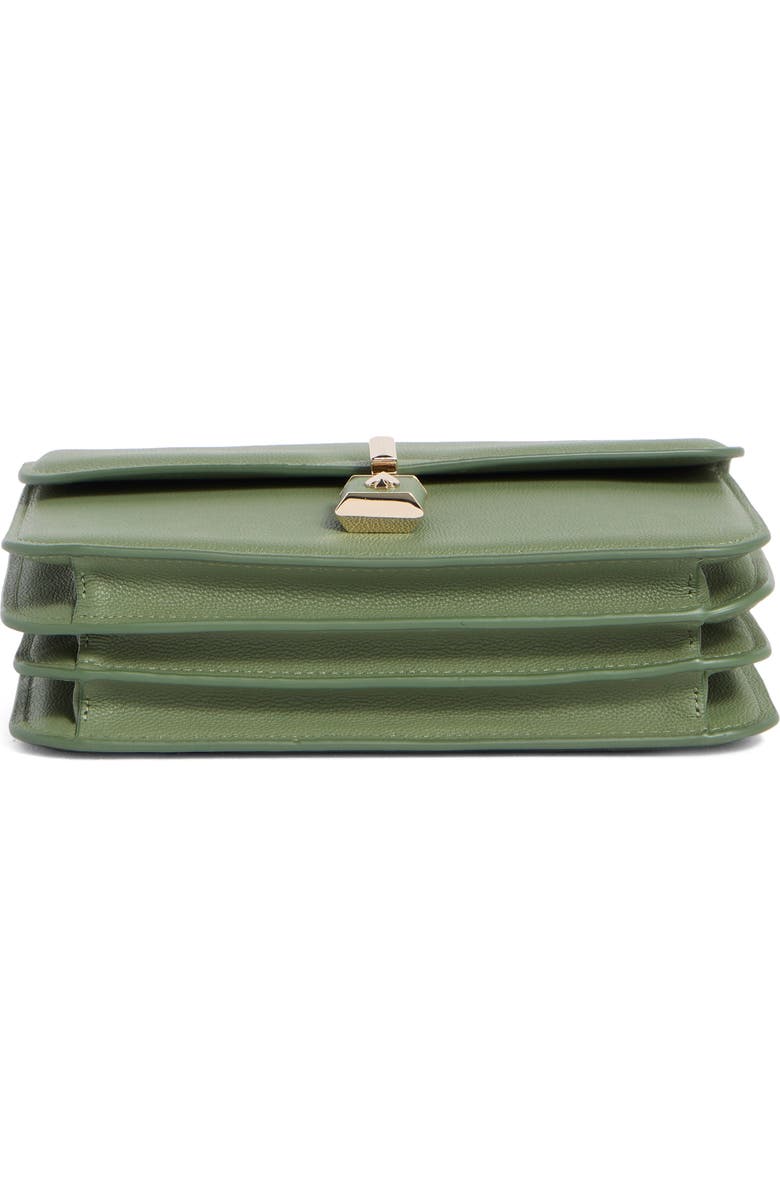 Kate Spade New York locket small grain leather shoulder bag, Alternate, color, Romaine