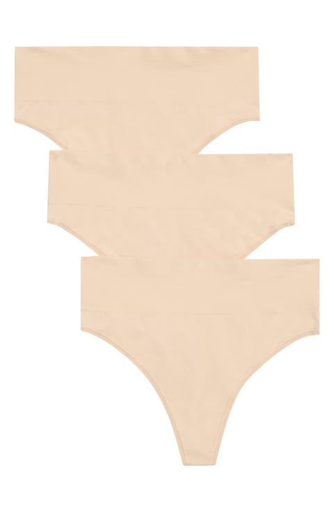3-Pack Seamless Thongs