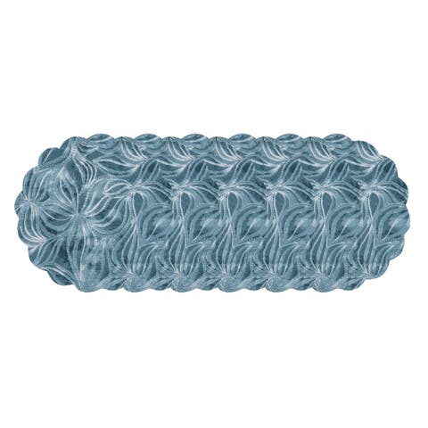 Azzurra Marine Coastal Reversible Round Set of 6 Placemats 17"