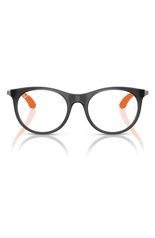 Ray Ban Ray-ban Kids' 47mm Phantos Optical Glasses In Grey