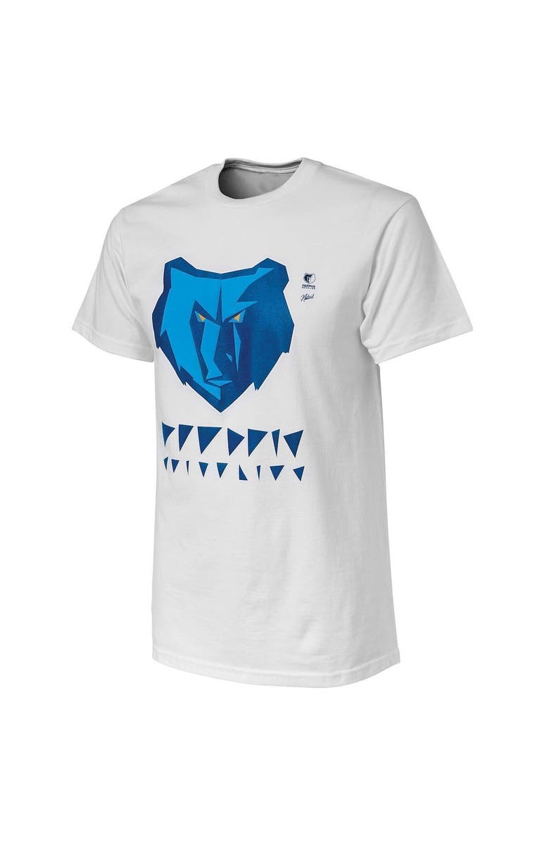 NBA X Naturel Men's NBA x Naturel White Memphis Grizzlies No Caller ID T-Shirt, Alternate, color, White
