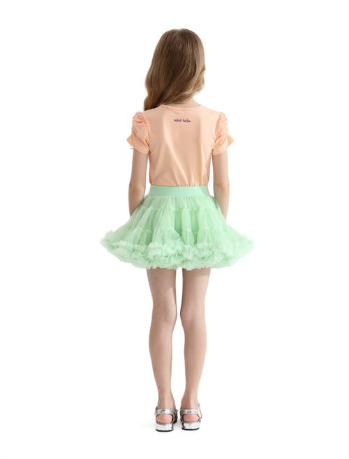 Mimi Tutu Butterfly-appliqué T-shirt In Peach