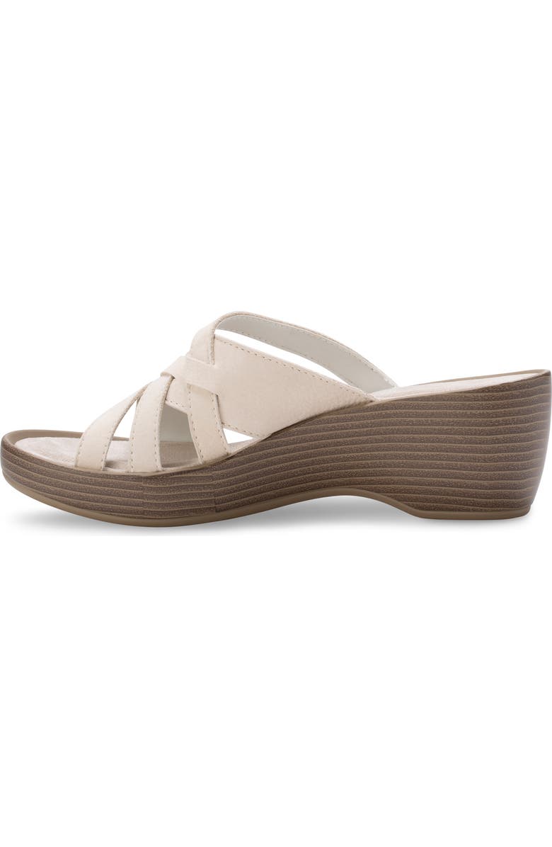 Eastland Poppy Leather Wedge Sandal, Alternate, color,