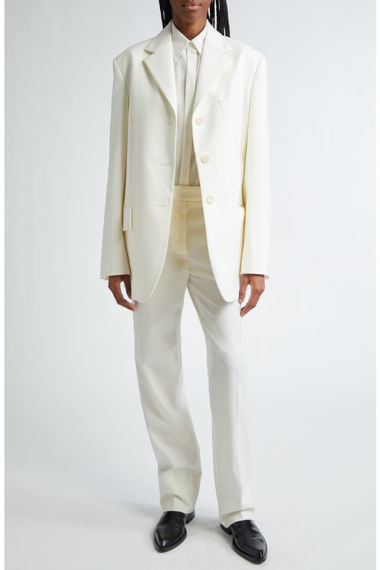 Teddy Stretch Wool Twill Pants, Alternate, color, WAX