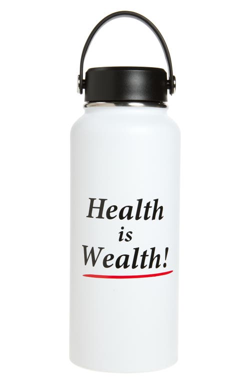 Sporty And Rich Sporty & Rich Health Is Wealth Water Bottle