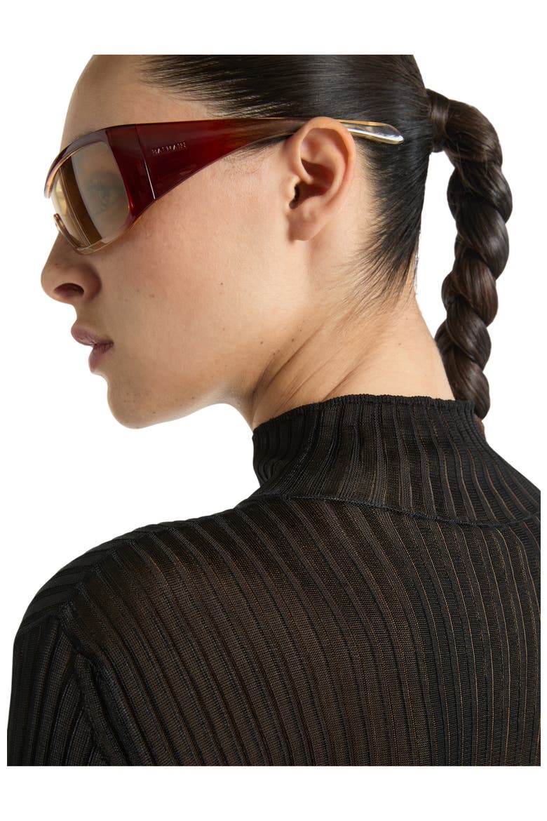 Fine ribbed knit jumper, Alternate, color, black