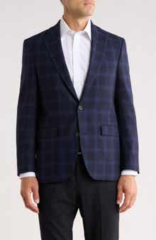 Jack Victor Elex Plaid Sport Coat