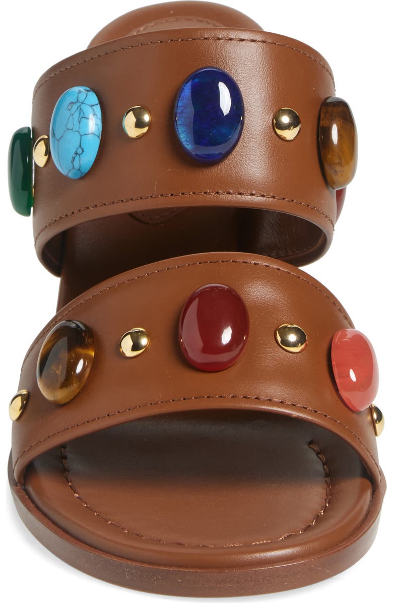 Gianvito Rossi Pebble Crystal Embellished Sandal, Alternate, color,