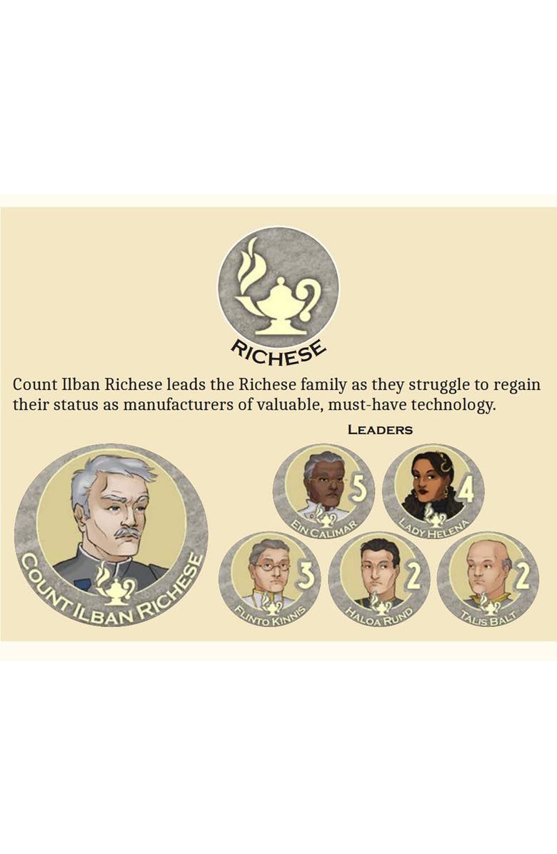 Gale Force 9 Dune Choam & Richese House Expansion Scifi Boardgame Expansion , Ages 14+, Alternate, color,