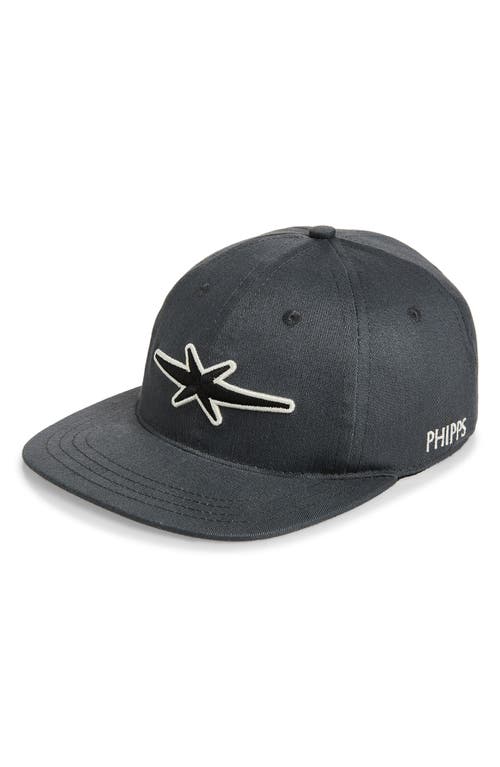 Phipps Star Logo Embroidered Classic Adjustable Baseball Cap In Gray