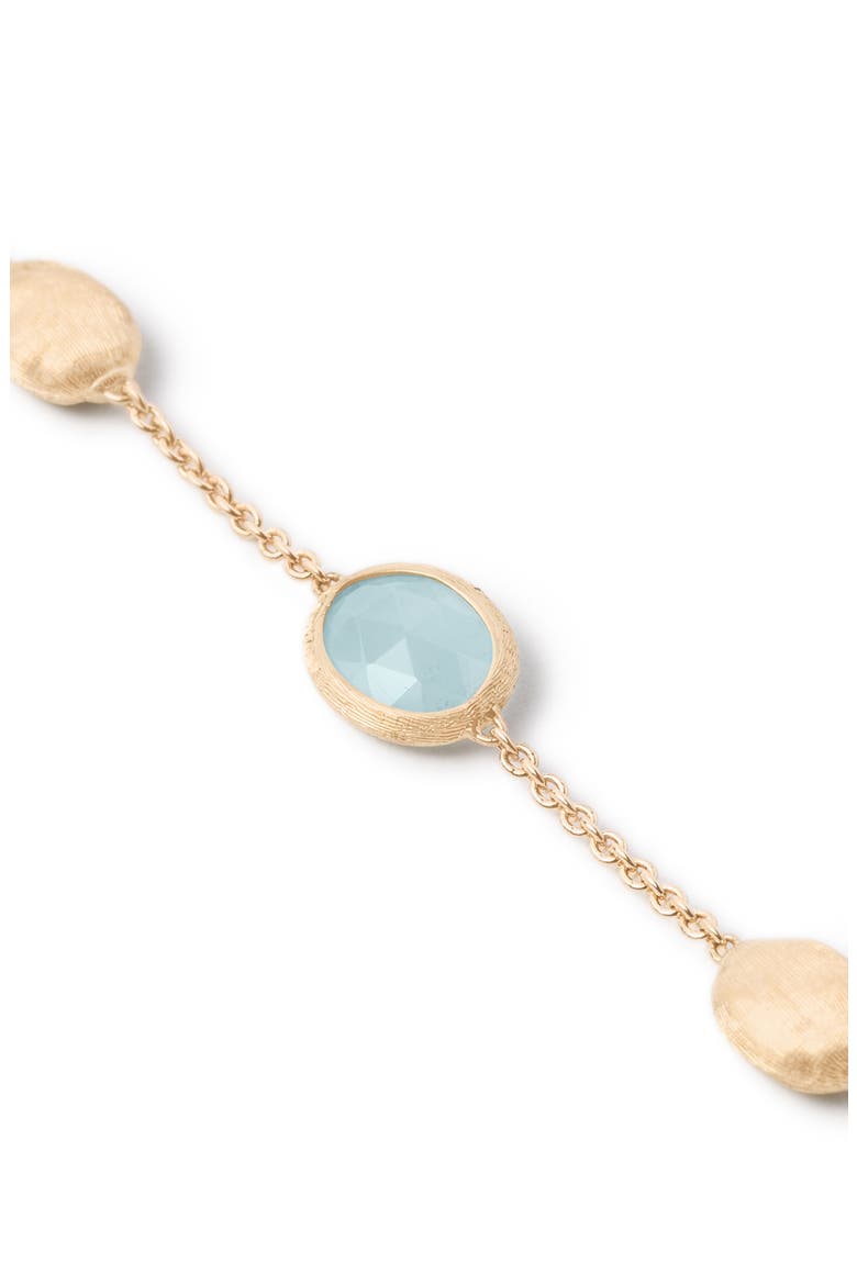 Siviglia Aquamarine Station Bracelet, Alternate, color, GOLD