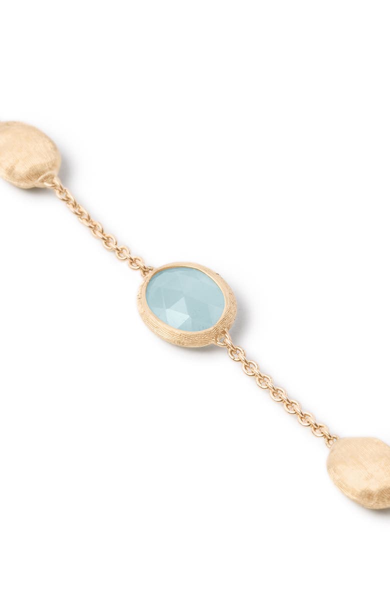 Marco Bicego Siviglia Aquamarine Station Bracelet, Alternate, color, Gold