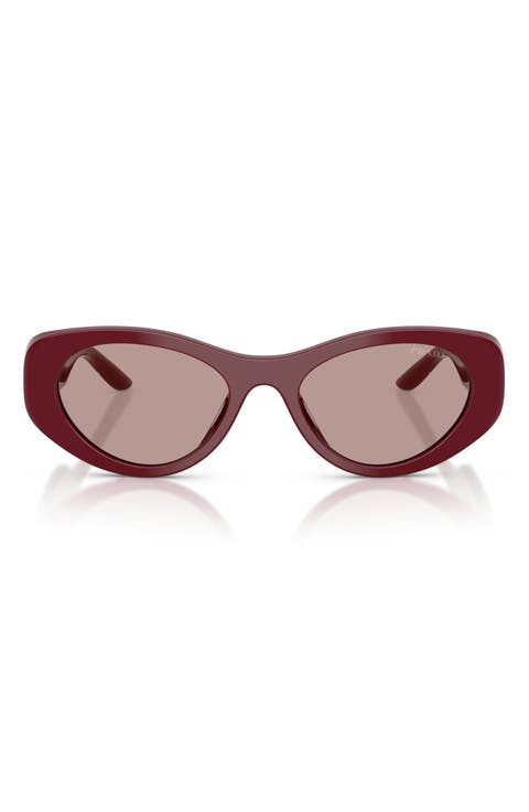 53mm Oval Sunglasses
