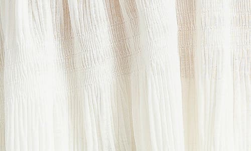 Max Studio Textured Top In Off White
