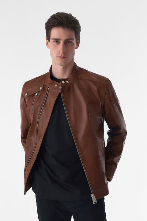 Gilbert Smooth Leather Jacket