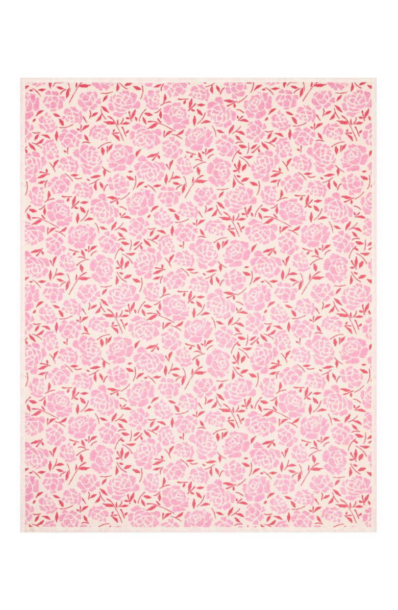 ChappyWrap Peony Petals Throw Blanket, Alternate, color, Pink