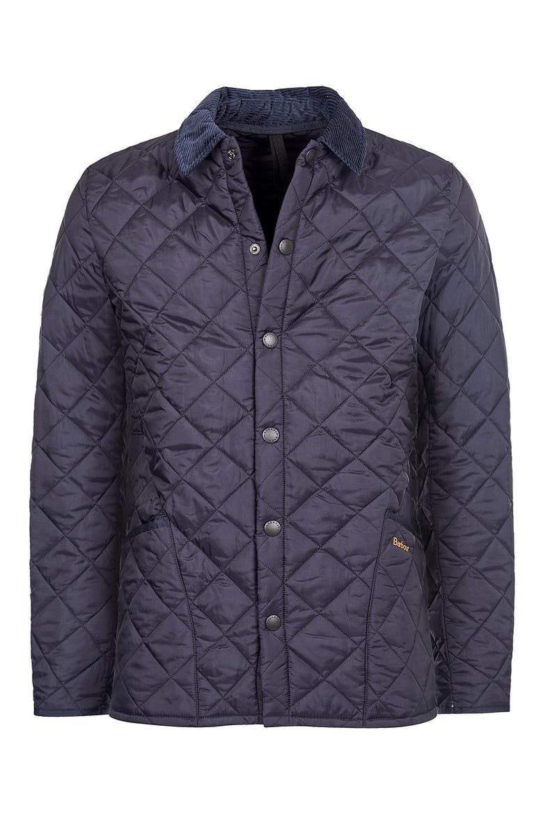 Heritage Liddesdale Quilted Jacket, Alternate, color, NAVY