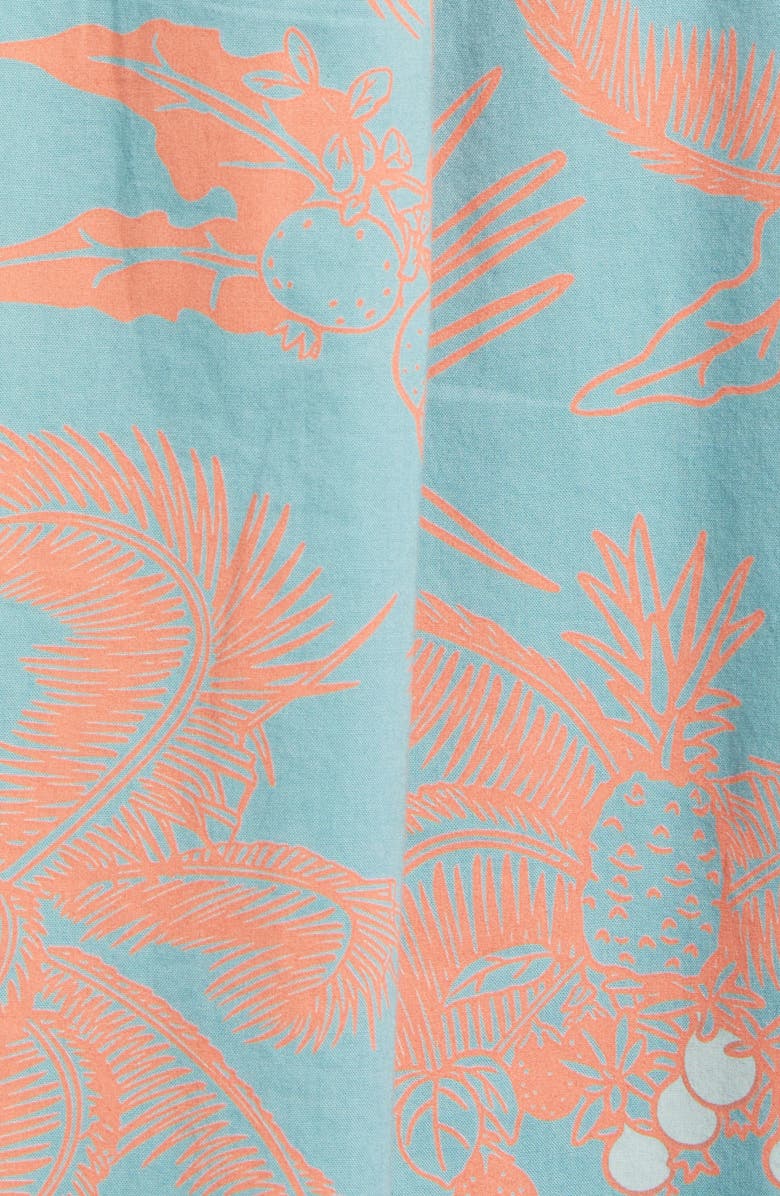 Vans Market Print Short Sleeve Button-Up Shirt, Alternate, color, 