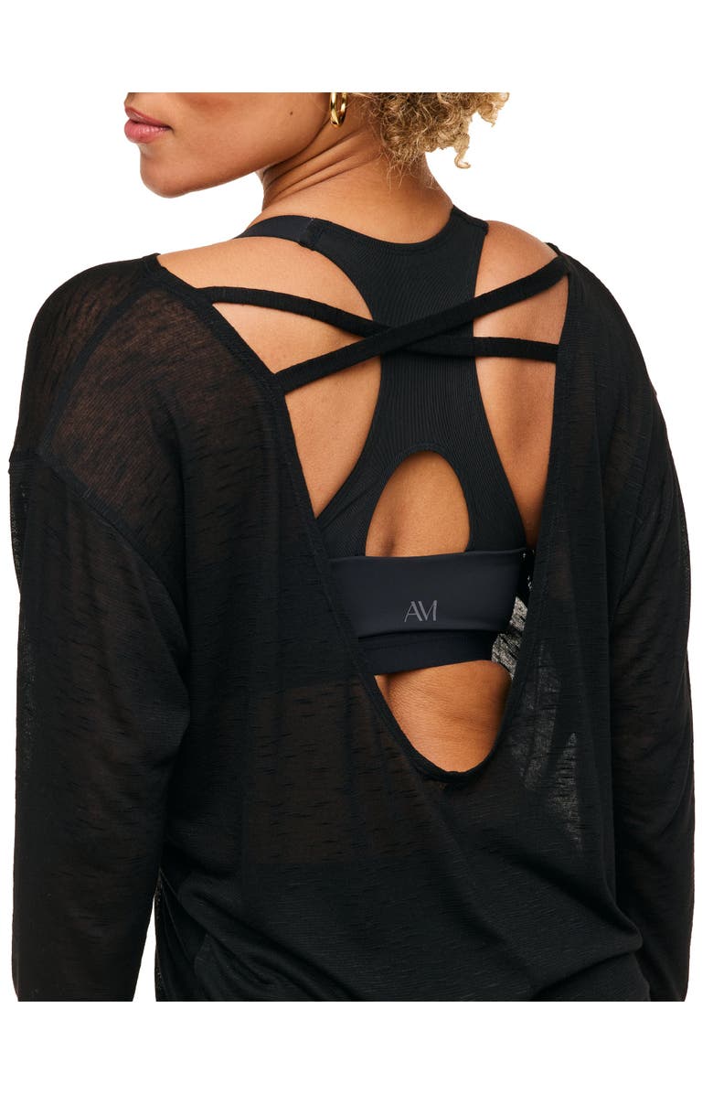 Adore Me Mallory Long Sleeve Active Top, Alternate, color, 