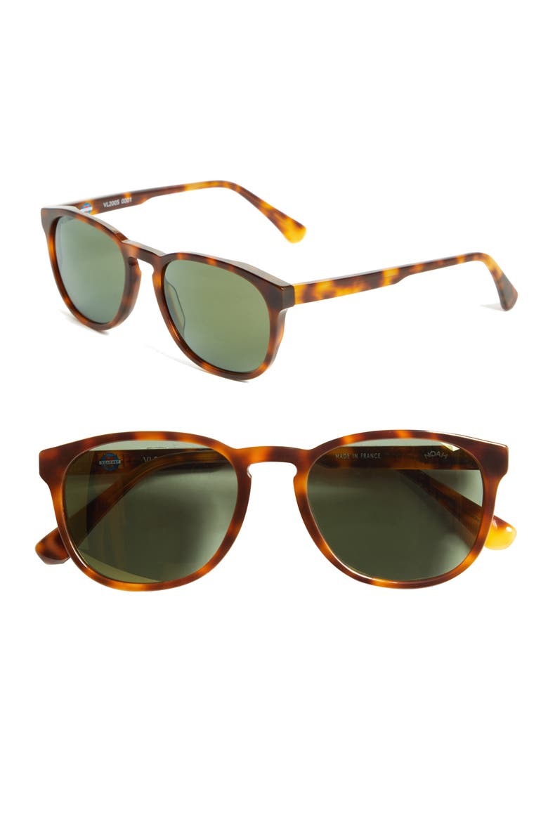 x Vuarnet District Round Sunglasses (Nordstrom Exclusive), Main, color, TORTOISE