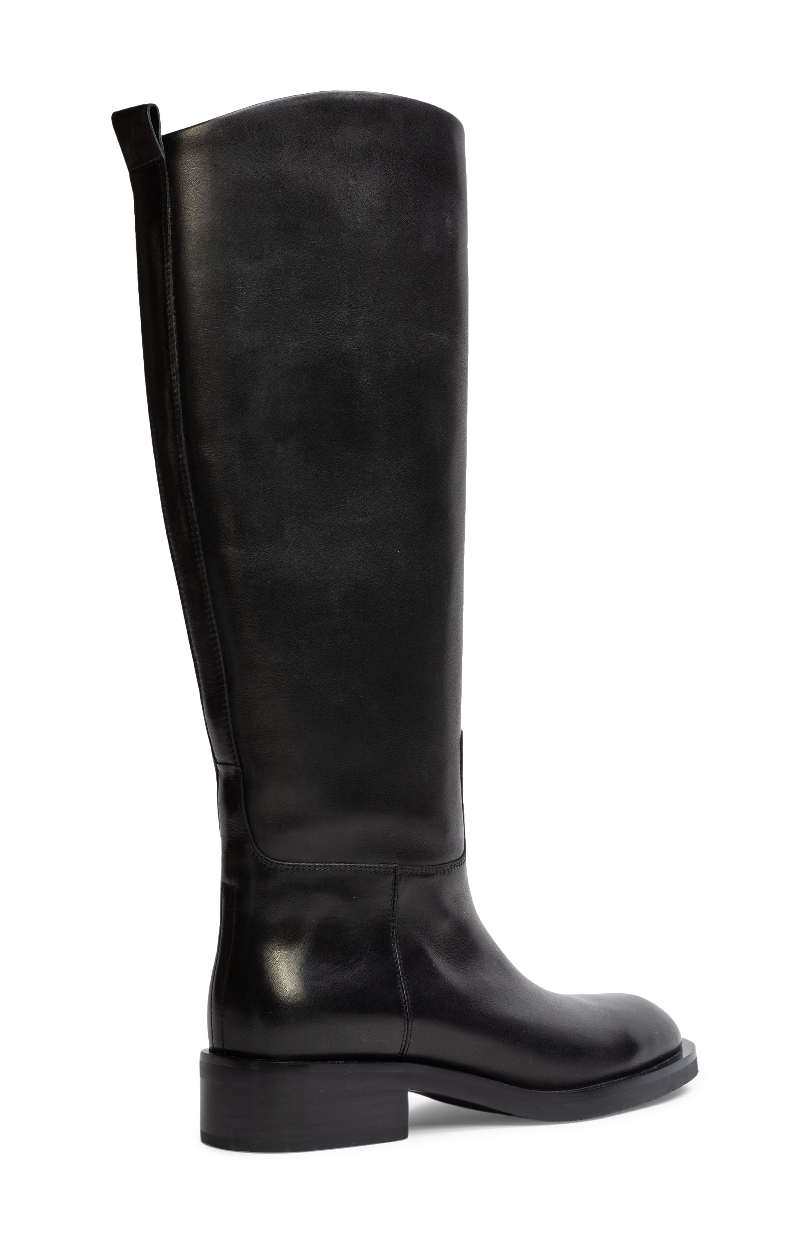 BLACK SUEDE STUDIO Pace Tall Boot, Alternate, color, Black