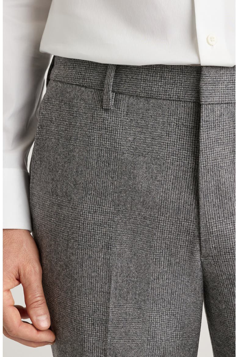 Jetsetter Italian Wool Dress Pants, Alternate, color, GREY PRINCE OF WALES