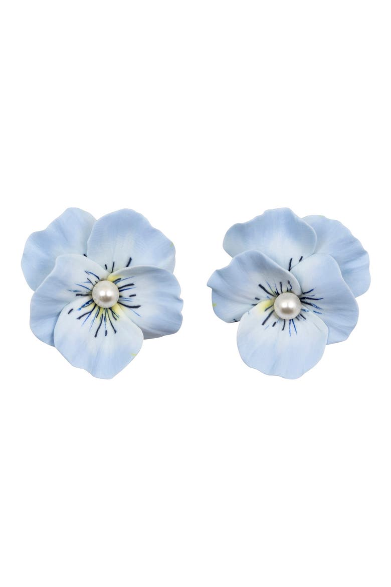 Viletta Earrings, Main, color, POWDER