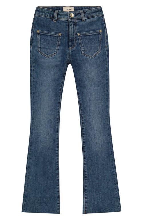 Dl1961 Girls' Claire High Rise Bootcut Jeans In Endless Sea - Big Kid In Endless Sea