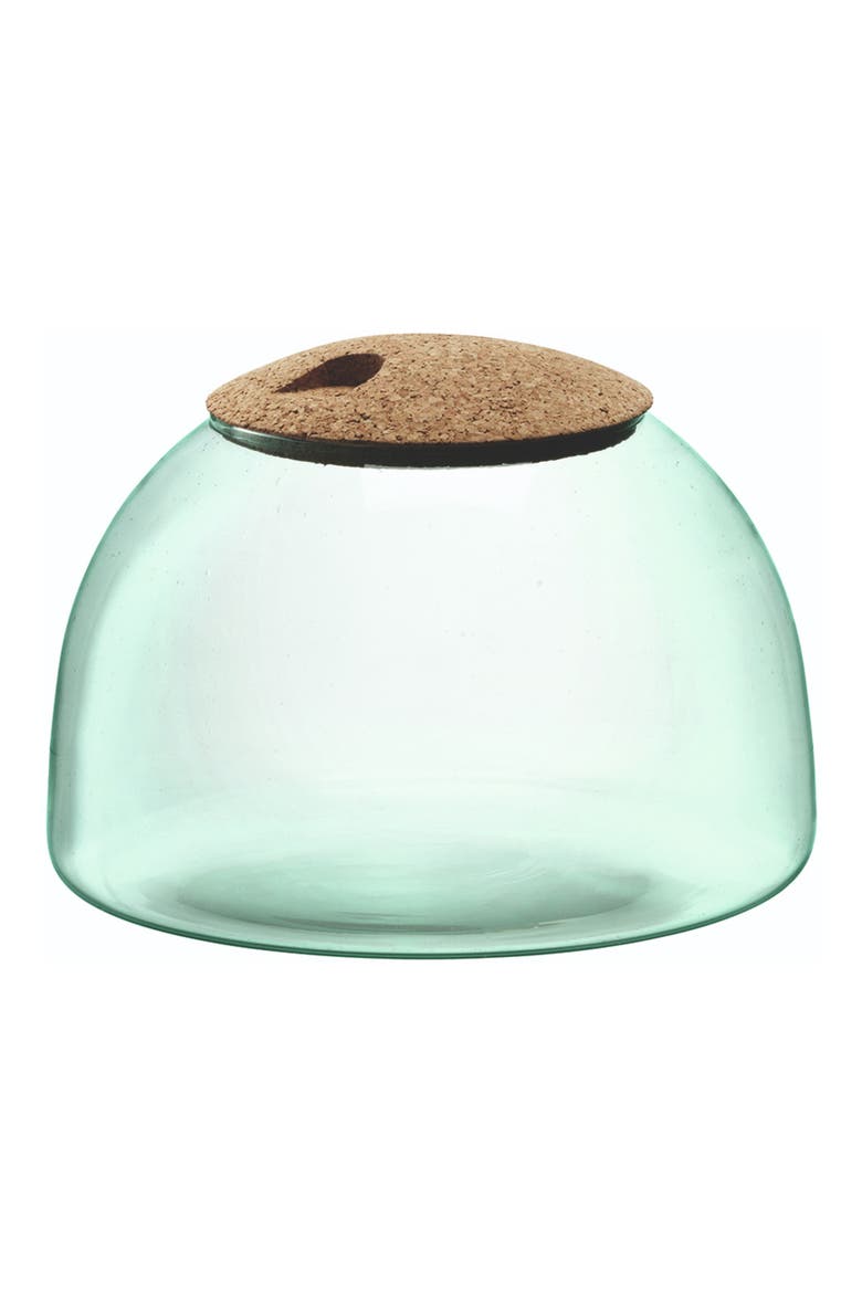 Canopy Closed Garden Vase, Main, color, CLEAR