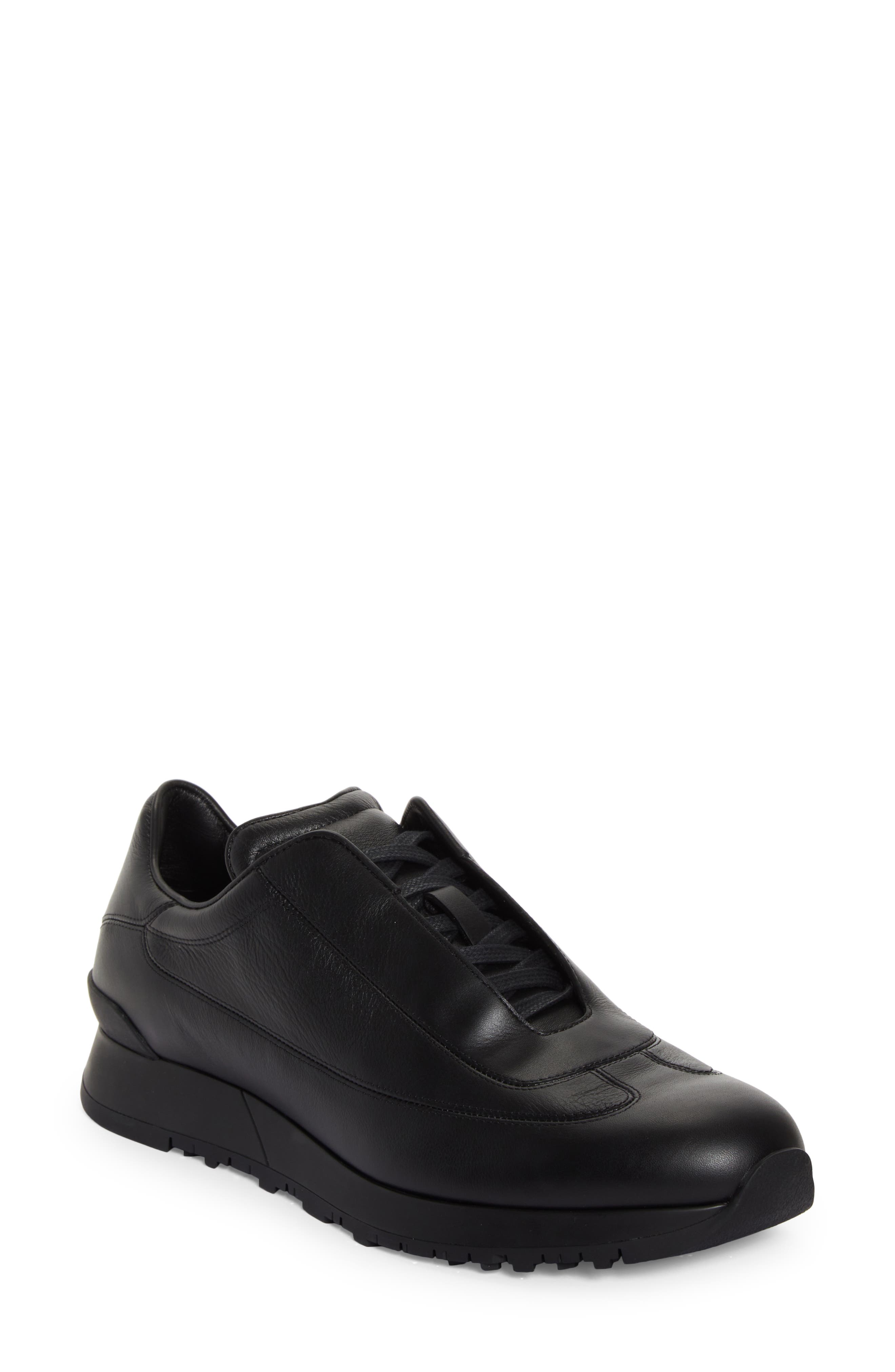 John Lobb River Leather Sneaker, Main, color, 