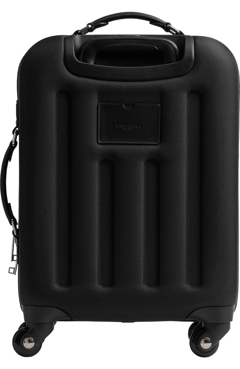 COACH Signature Canvas Wheeled Carry-On, Alternate, color, Charcoal