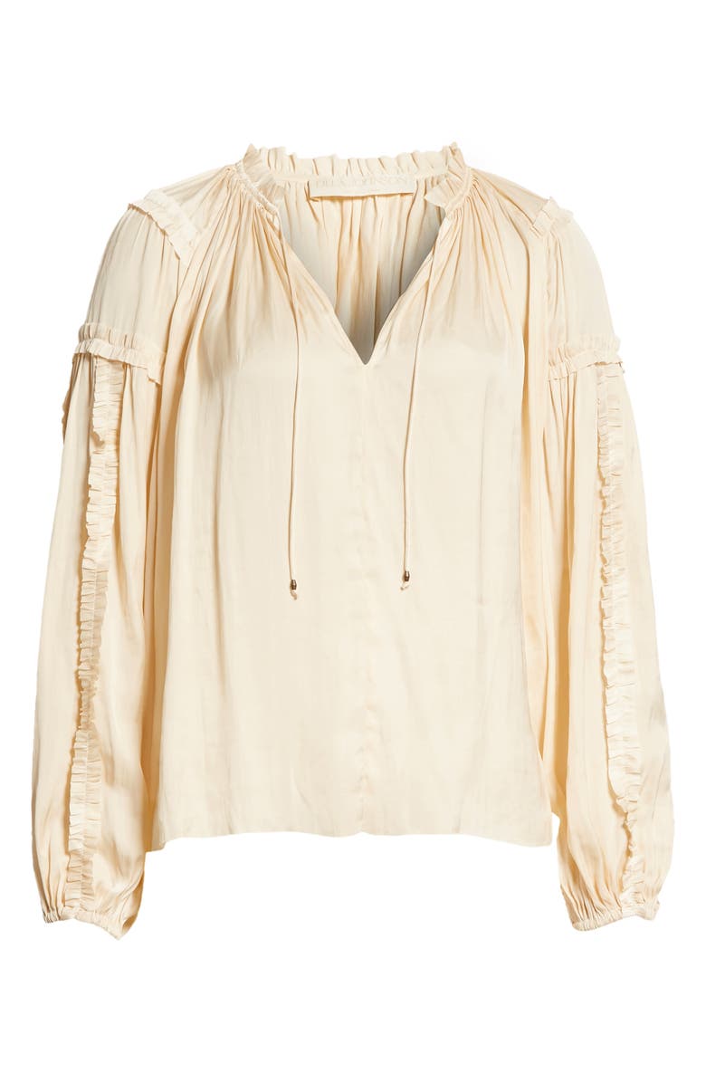 Ulla Johnson Maeve Ruffle Blouse, Alternate, color,