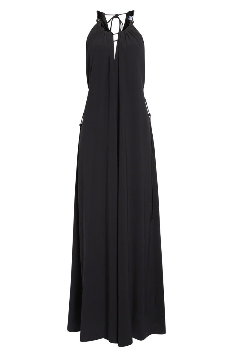 Max Mara Alamaro Wide Leg Jumpsuit, Alternate, color, Black
