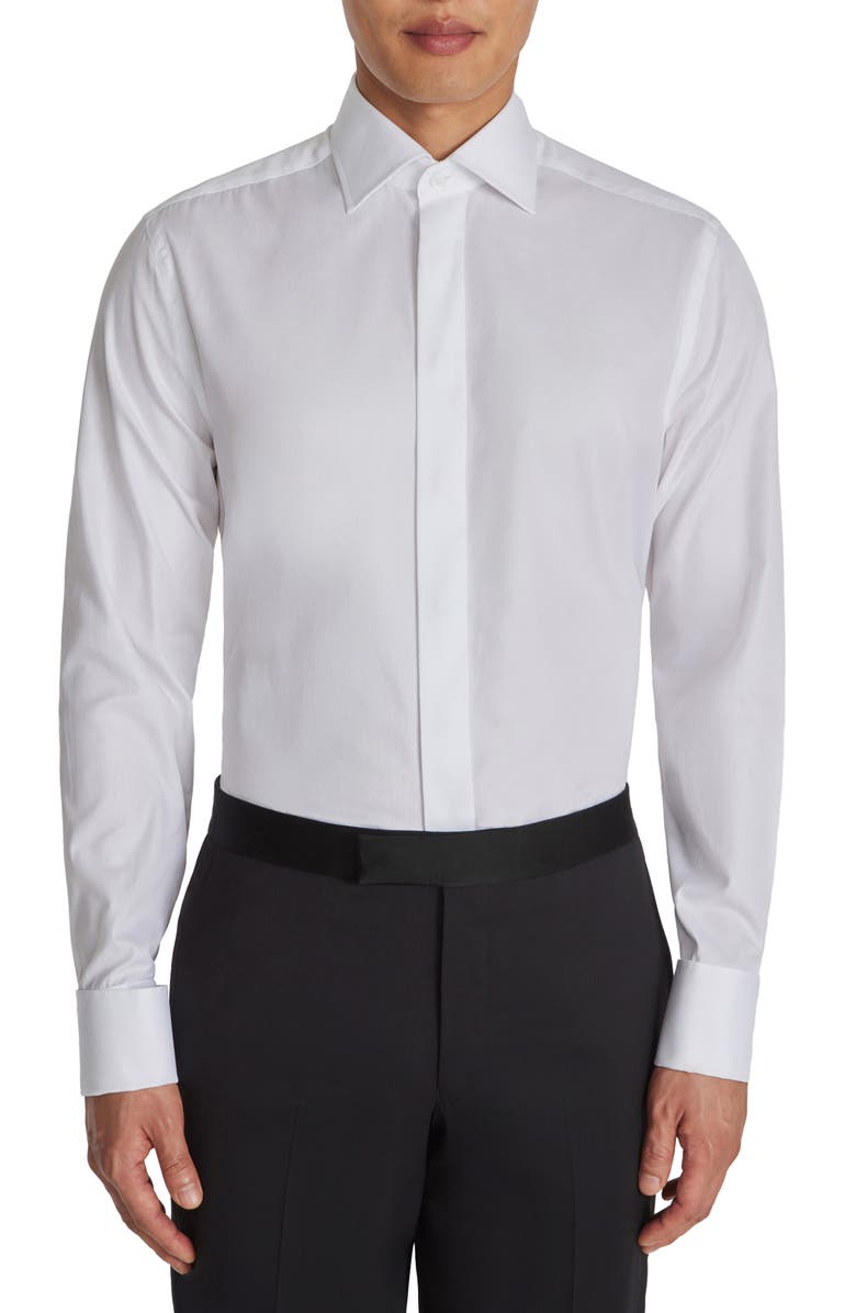 Jack Victor Albert Tux Button-Up Shirt, Main, color,