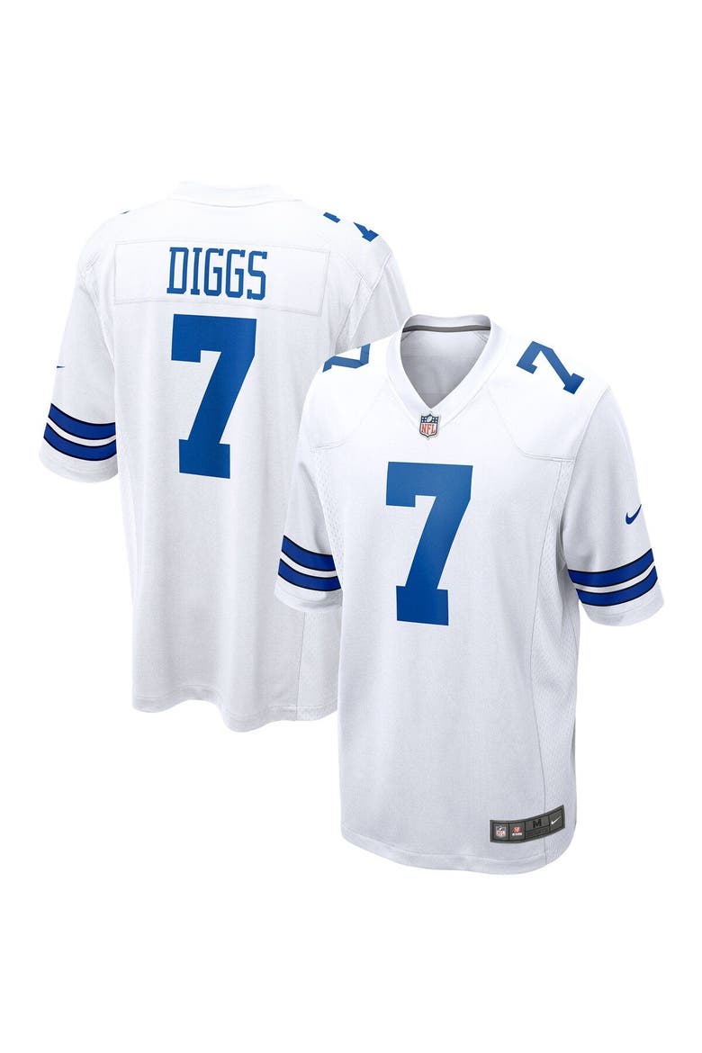 Men's Nike Trevon Diggs White Dallas Cowboys Game Jersey, Main, color, White