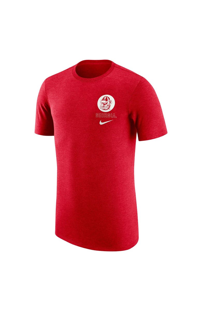 Nike Men's Nike Red Georgia Bulldogs Retro Tri-Blend T-Shirt, Alternate, color, Red