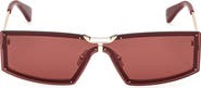 Max Mara 68mm Oversize Rectangular Sunglasses