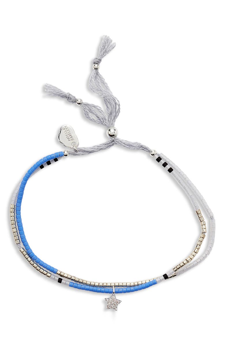 Estella Bartlett Phoebe Seed Bead Bracelet, Main, color, 