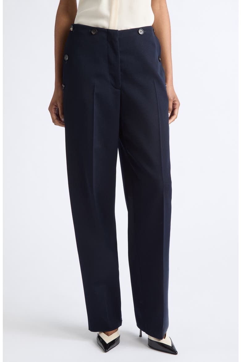 Diagonal Wool Trousers, Main, color, NEW NAVY MASCARPONE