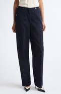 FERRAGAMO Diagonal Wool Trousers