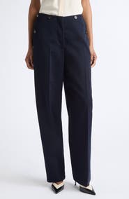 FERRAGAMO Diagonal Wool Trousers