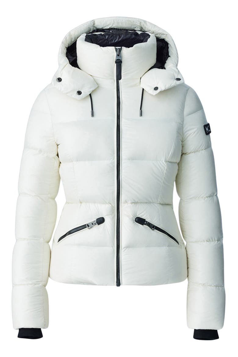 Madalyn Down Puffer Jacket, Alternate, color, CREAM